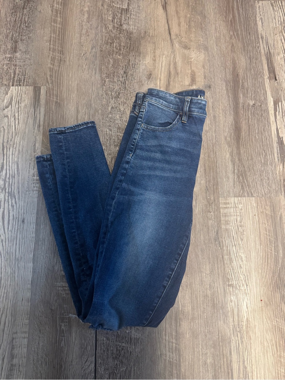 American Eagle Outfitters Dark Blue Stretch Jeans